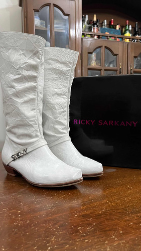 Botas Cuero Natural Mujer Ricky Sarkany