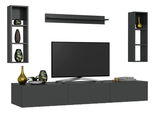 Mueble De Tv Flotante, Centro De Entretenimiento, Rack Tv