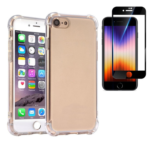 Funda Anti Golpes Para iPhone (varios) + Protector Pantalla