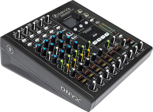 Consola Mixer 8 Canales Mackie Onyx8 Multitrack Usb Sd Bt 