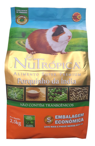 Ração Nutrópica Porquinho Da India 2,5kg