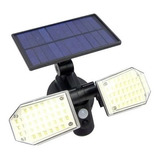 Foco Solar 78 Led Ajustable Sensor De Movimiento Seguridad