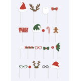 Xmas Photobooth | Novedad Props Kit Para Festive Fun (20 acc