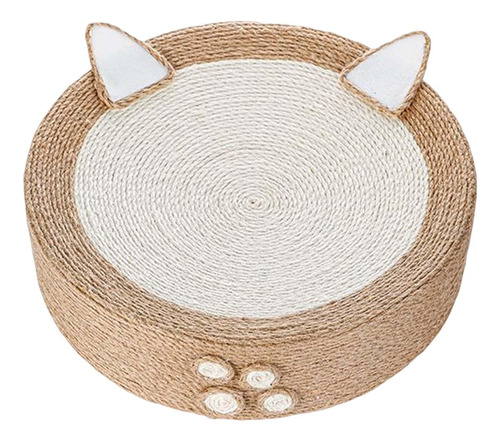 Almohadilla Para Rascar Gatos Lounge Redonda Sisal Mat