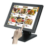 15'' Tft-lcd Vga Touch Screen Monitor Usb Port Pos Stand Yyb