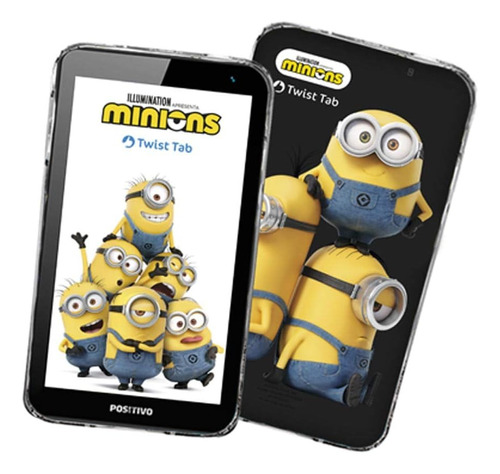 Positivo Twist Tab Kids 7' Minions Quadcore 32gb 1gb Vitrine