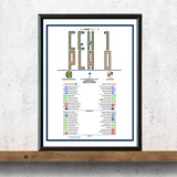 Cuadro Rosario Central Campeón 2023 Con Vidrio 30x40cm