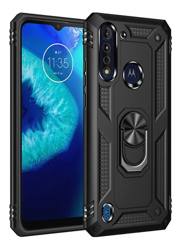 Funda Uso Rudo Para Moto G8 Power Lite /  G8 Power + Cristal