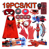 Kit 19 Capas De Superhéroe Spiderman Para Niños