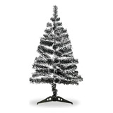 Arvore De Natal Pequena Decorativa Nevada 30cm 25 Galhos