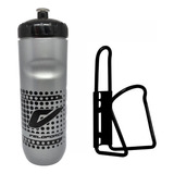 Caramanhola Squeeze Bike 700ml Garrafa Água + Suporte Alum