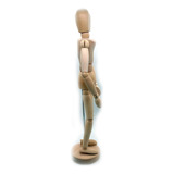 Muñeco Maniqui Figura Femenina Articulada De Madera 30cm 