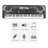 Piano Electrónico Musical Multifunción Micrófono Para Niños