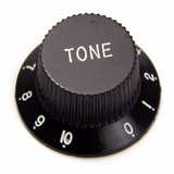 Knob Santo Angelo Tone Para Guitarra Strato Cor Preto.