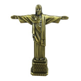 Adorno Figura El Cristo Rio De Janeiro Coleccion Metal