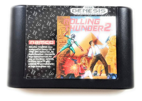 Jogo De Mega Drive, Rolling Thunder 2, Sega