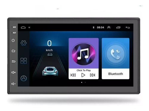 Estéreo Android Pantalla 7 Touch Gps Mapas Bt Dif. Autos 16g