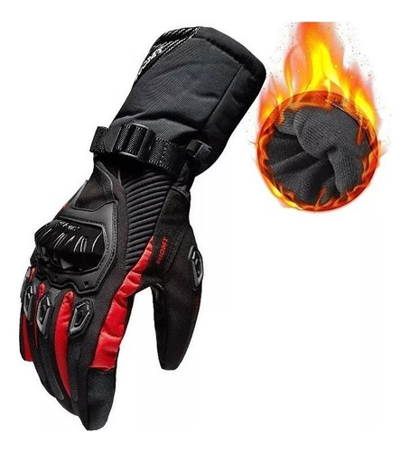 Guantes De Moto Cálidos, Impermeables Y Táctiles