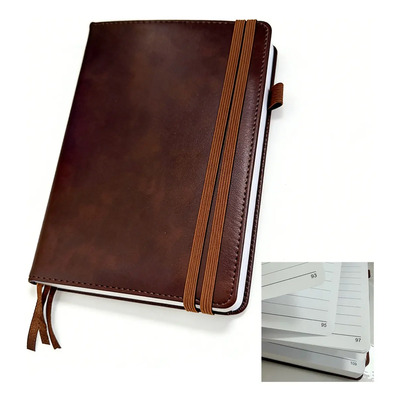 Cuaderno Profesional Páginas Numeradas Cuero Libretas A5 | MercadoLibre