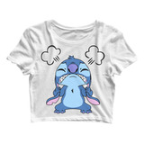 Cropped Lilo Stitch Camiseta Feminina | Tamanho Único!!!