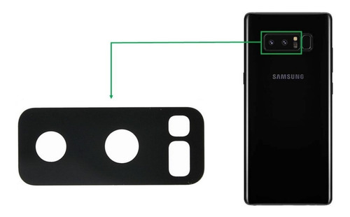 Lente Samsung Galaxy Note 8 Camara Trasera + Instalacion 