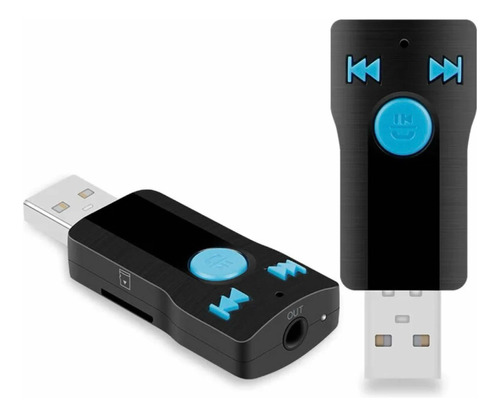 Transmisor Receptor Audio Bluetooth 5 Usb  Autos