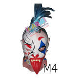 Mascara Luchador Semiprofesional Psycho Clown Combinada