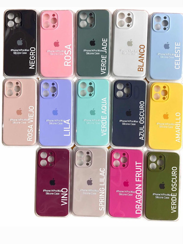 Funda De Silicona Para iPhone 14, 14 Pro, 14 Pro Max