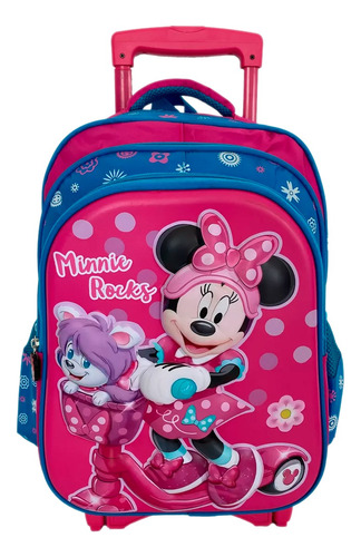 Maleta Ruedas Grande Minnie Mous Morral Original Mrmg01r