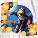 Fondo Banner Candy Bar Circular Naruto 100x100cm