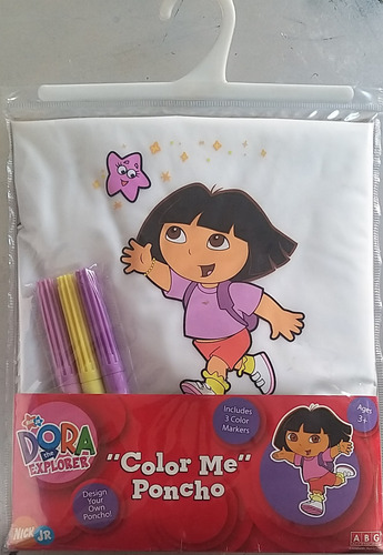 Impermeable Para Niña  De Dora La Exploradora