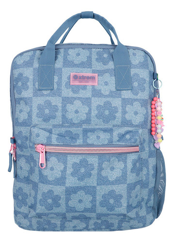 Mochila Para Notebook 15  De Mujer Leia Azul