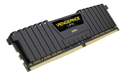 Memoria Ram Vengeance Lpx Gamer Color Negro  8gb 1 Corsair Cmk8gx4m1a2400c16