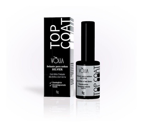 Top Coat Silver Vólia 9g