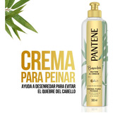 Crema De Peinar Pantene Bambú Nutre 300 Ml