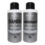 Kit Shampoo/condicionador Cabelo E Barba For Man -tróia Hair