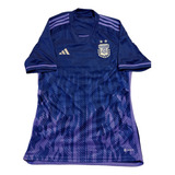 Camiseta Argentina, adidas, Alternativa Qatar 2022, Talle L 