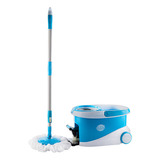 Mopa Gadnic Clean Dream Con Balde Centrifugador Celeste, Blanco