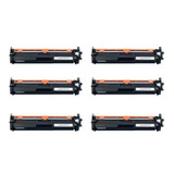 Kit 6x Toner Compatível Com Cf217a M130 M102 M130fw M130a