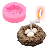 Bird's Nest Silicone Candle Mold - Chocolate Clay Candy
