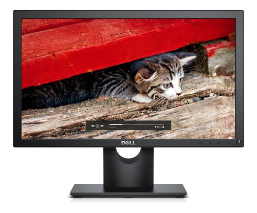 Monitor Led Tn 18,5  Widescreen Dell E1916h Preto