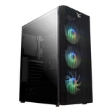 Gabinete Gamer Naceb Na-0613 E-atx 3 Ventiladores Rgb Negro