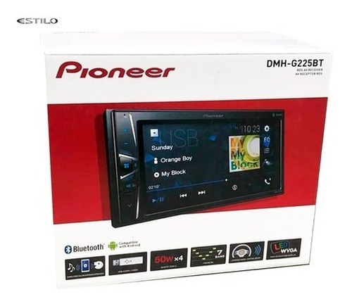 Estereo Pioneer Dmh-g225bt Doble Din Bluetooth Pantalla 6,2 