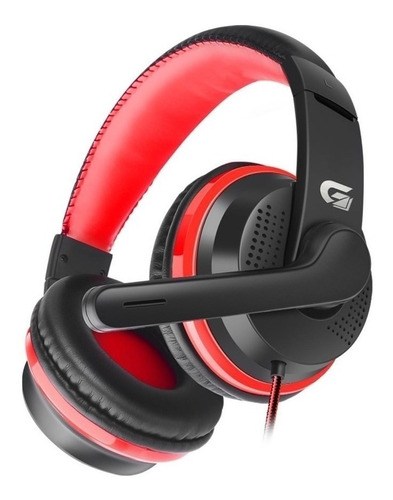 Headset Gamer P3 Spider Black Preto/vermelho Fortrek G