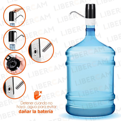 Dispenser De Agua Portatil Usb Bomba Dispensador Bidones