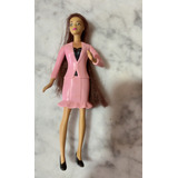 Muñeca Barbie Mini Coleccionables Mcdonald´s Trajecito Rosa