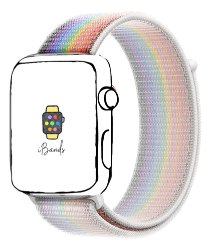 Pulseira Ibands Loop Esportiva Várias Cores Para Apple Watch