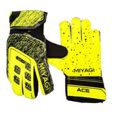 Guantes Arquero Palma Latex Alemán Niño Miyagi Naranja Negro