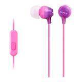 Fone De Ouvido In-ear Sony Ex Series Mdr-ex15ap Púrpura