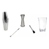 Coctelera Boston Profesional Set Coctelería 5 Piezas Acero